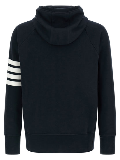 Thom Browne Blue Cotton Sweatshirt