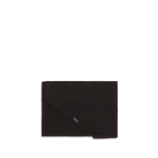 Brunello Cucinelli Capra Hircus Cashmere & Nickel Triangular Fringes Scarf - Brown Signature