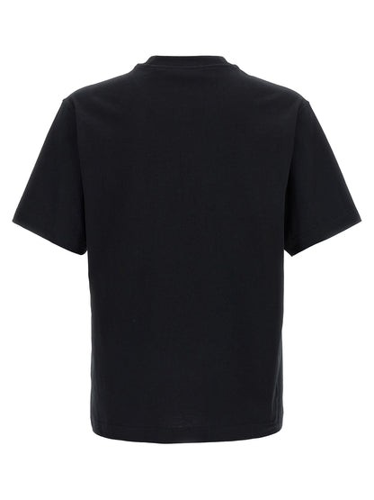 T-Shirt by Burberry for men in cotton black & patterned showcases a chic silhouette, artfully detailed with a chic crew neckline and for a chic finish.