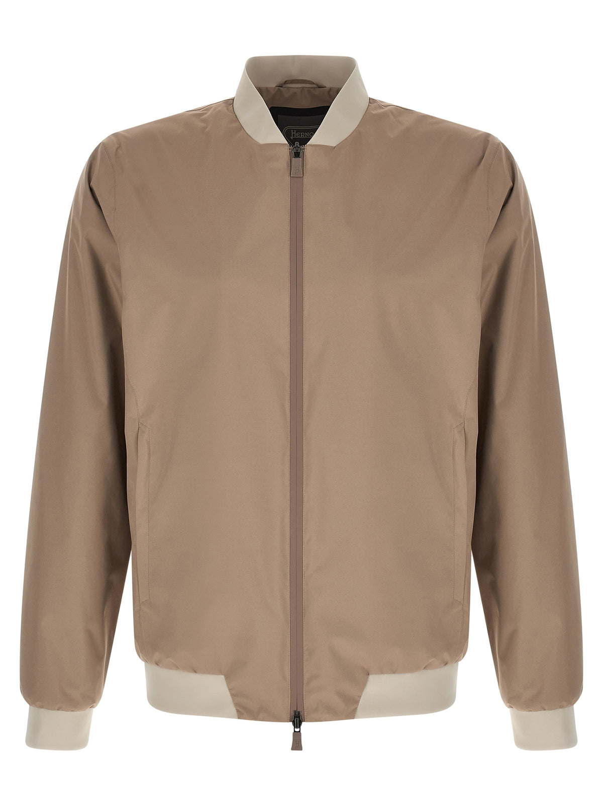 Herno Beige Polyester Bomber