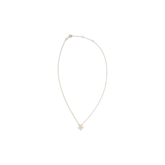 Tory Burch Clover Women's Gold Brass & Nickel Necklace - Gold