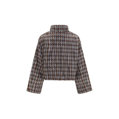 Gongdid Design Brown Goose Down Full-Length Jacket