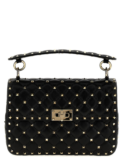 Valentino Garavani Black Lamb Leather Shoulder Bag