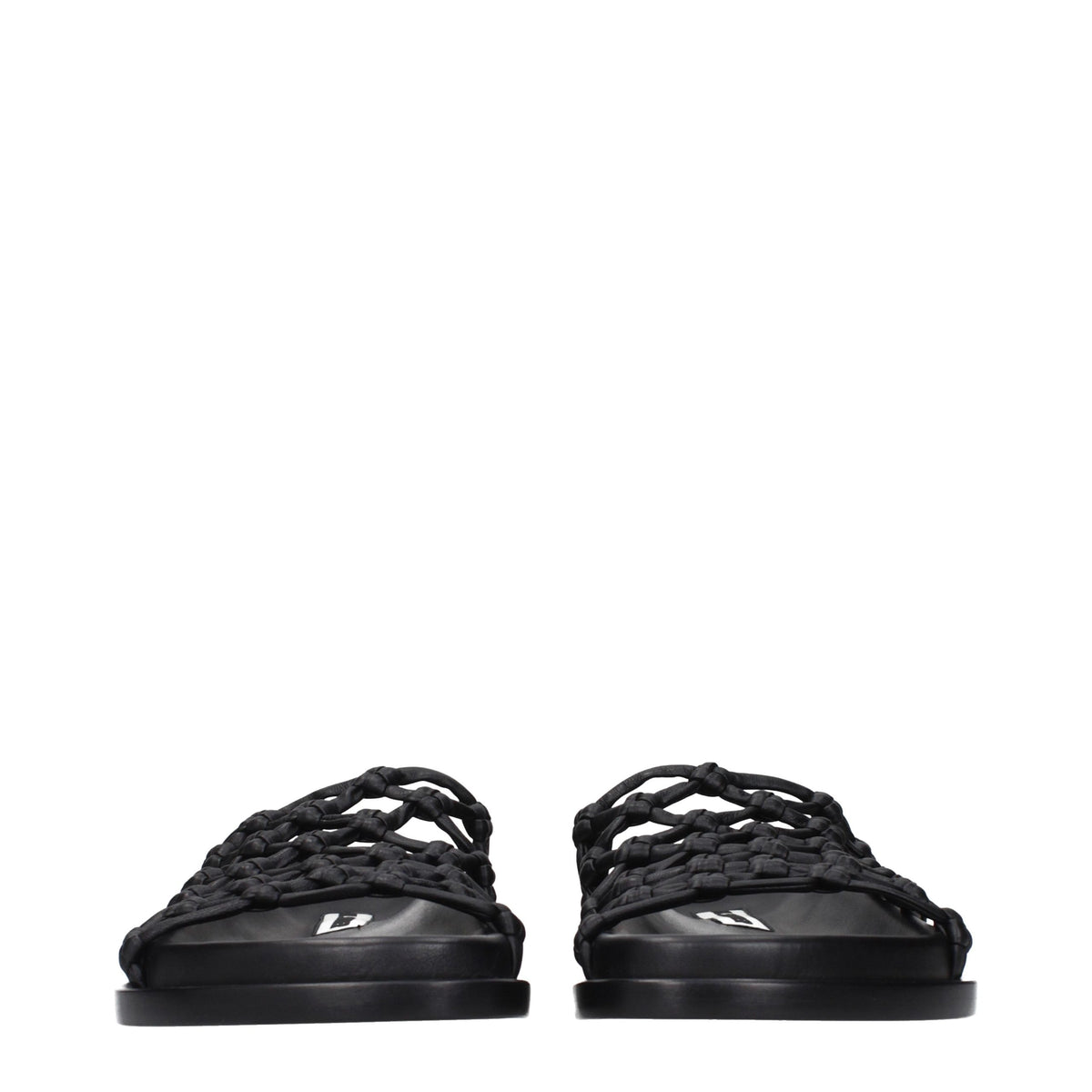 Clogs Slippers by Jil Sander for women in leather black presents a sumptuous silhouette, perfectly capturing the sumptuous essence of Women's Leather Clogs Slippers with its signature and .