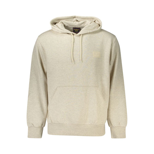 Sweatshirt Hoodie by Timberland for men in cotton beige showcases a city-ready silhouette, artfully detailed with a signature hooded neckline and for a city-ready finish.