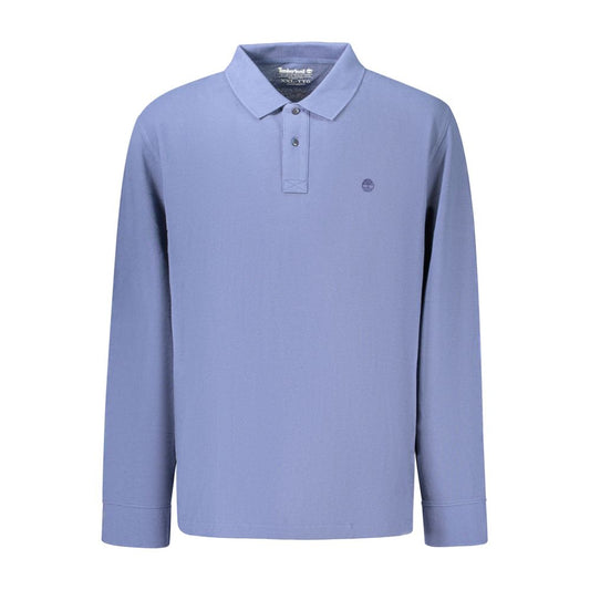 Polo Shirt by Timberland for men in cotton blue presents a distinguished silhouette, showcasing a sophisticated and distinguished for a truly distinguished finish.
