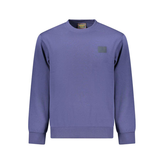 Sweatshirt by Timberland for men in cotton blue features an exquisite silhouette, showcasing and crew neckline details for a exquisite look.