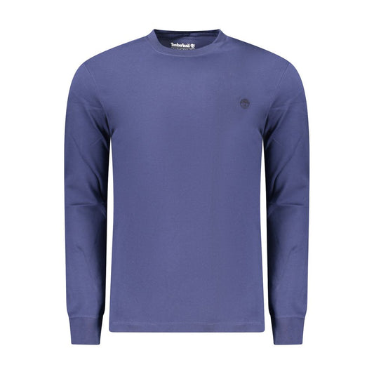 T-Shirt by Timberland for men in cotton blue features an on trend silhouette, perfectly showcasing a on trend and crew neckline for an elevated aesthetic.