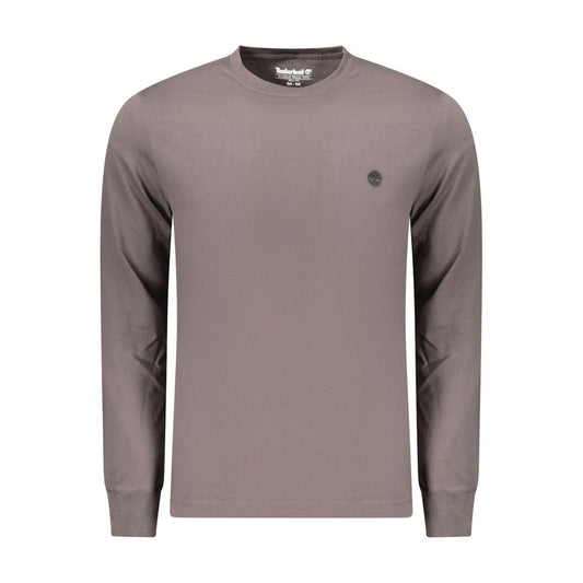 T-Shirt by Timberland for men in cotton black showcases a dramatic silhouette, elegantly detailed with a dramatic crew neckline and for a truly dramatic finish.