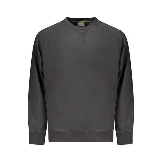 Sweatshirt by Timberland for men in cotton black features an exquisite silhouette, showcasing and crew neckline details for a exquisite look.