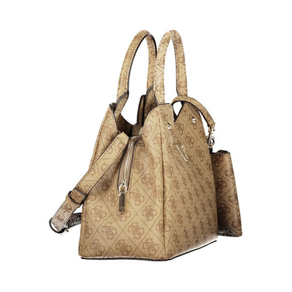 Guess Jeans Beige Polyethylene Handbag