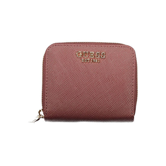 Cardholder Wallet by Guess Jeans for women in polyethylene brown presents a streamlined silhouette, showcasing the sophisticated design of the Laurel Polyethylene Cardholder Wallet collection with functional card-organization coin-purse.