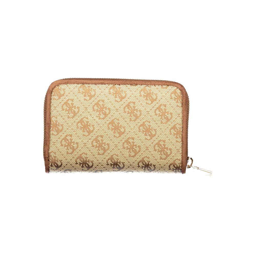 Guess Jeans Beige Polyester Wallet