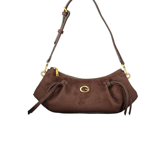 Handbag by Guess Jeans for women in polyester brown features a exquisite silhouette, showcasing a secure zipper and exquisite internal-pockets & cardholder with versatile adjustable-strap & handle for a exquisite finish.