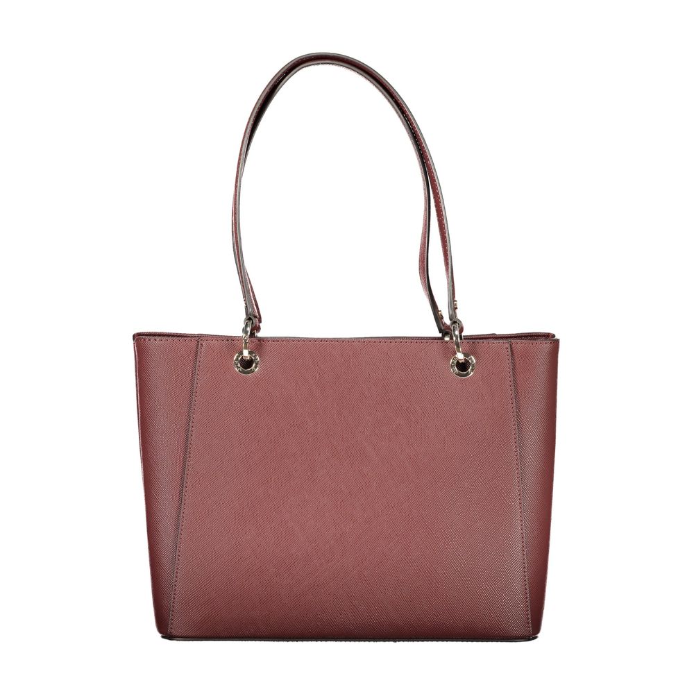 Guess Jeans Brown Polyethylene Handbag