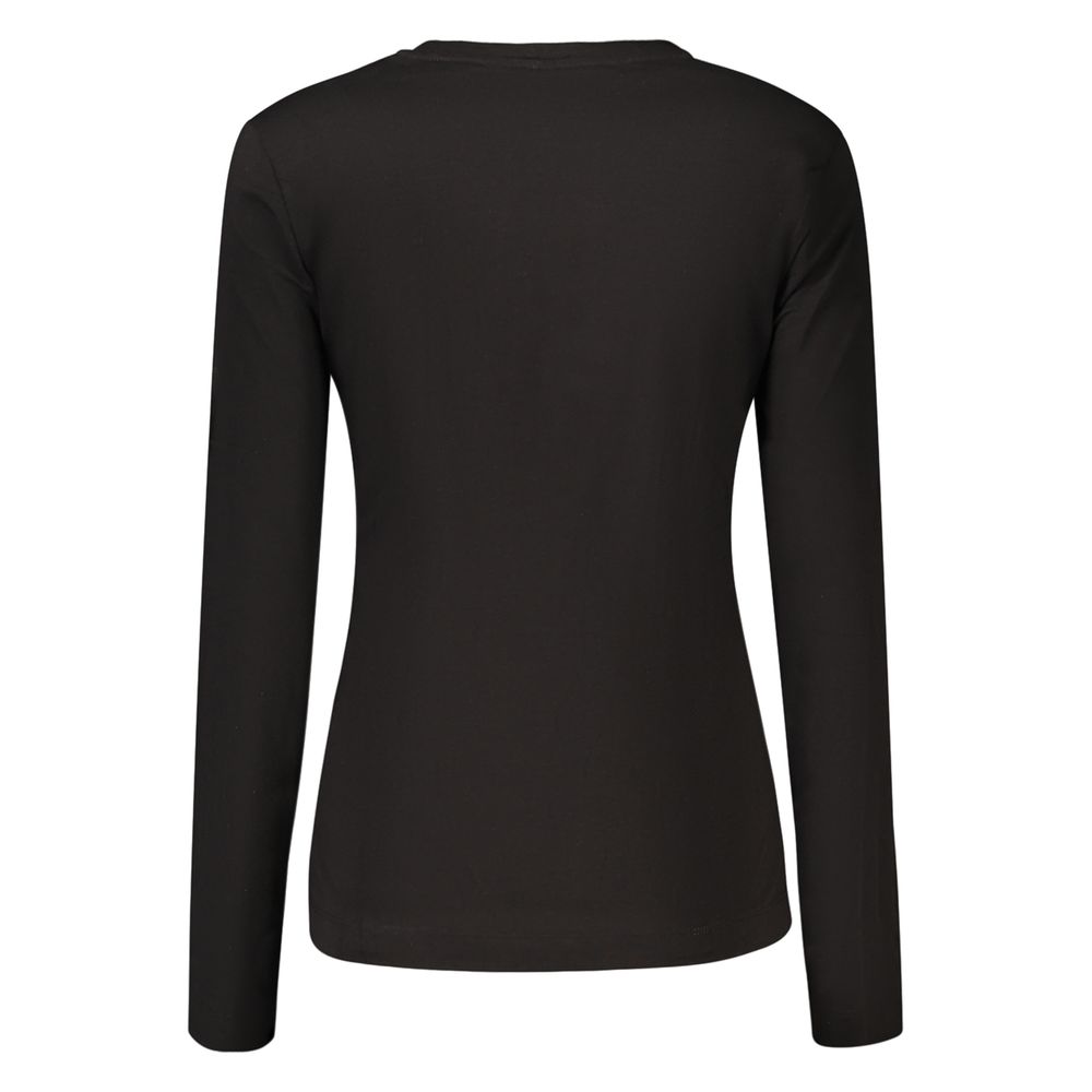 Guess Jeans Black Cotton T-Shirt