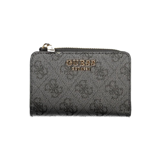 Cardholder Wallet by Guess Jeans for women in polyethylene black presents a architectural silhouette from the Laurel Polyethylene Cardholder Wallet collection, showcasing architectural card-organization coin-purse for a architectural finish.