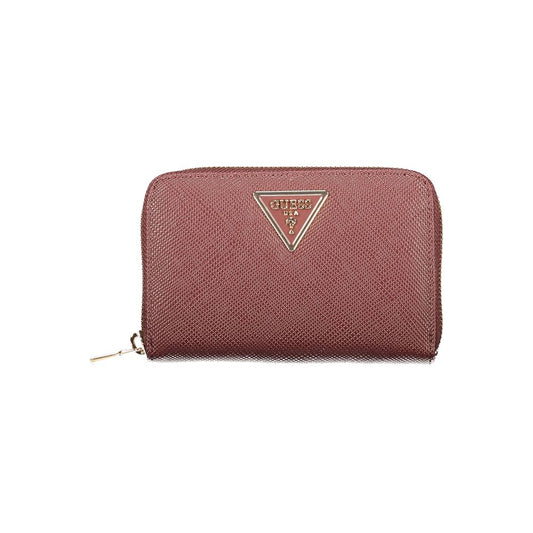 Cardholder Wallet by Guess Jeans for women in polyethylene brown presents a streamlined silhouette, showcasing the sophisticated design of the Laurel Polyethylene Cardholder Wallet collection with functional card-organization coin-purse.