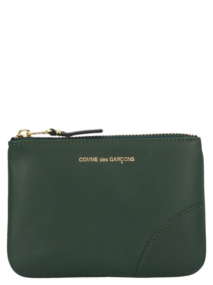 Cardholder Card Case by Comme Des Garçons for unisex in calfskin leather bicolour features a sleek silhouette, showcasing the sleek design of the Calfskin Leather Cardholder Card Case with functional card-organization for a premium look.