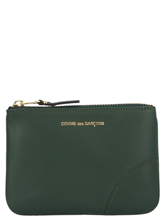 Cardholder Card Case by Comme Des Garçons for unisex in calfskin leather bicolour features a sleek silhouette, showcasing the sleek design of the Calfskin Leather Cardholder Card Case with functional card-organization for a premium look.