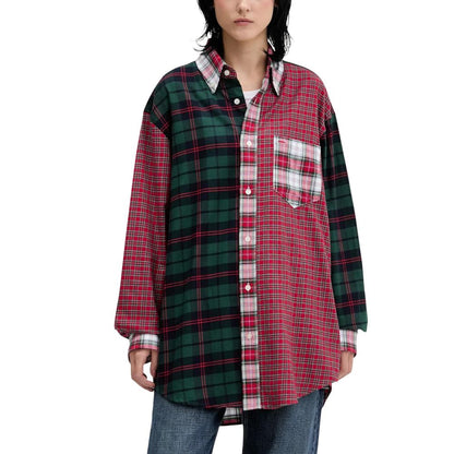 Tommy Hilfiger Jeans Red Cotton Longsleeve Shirt