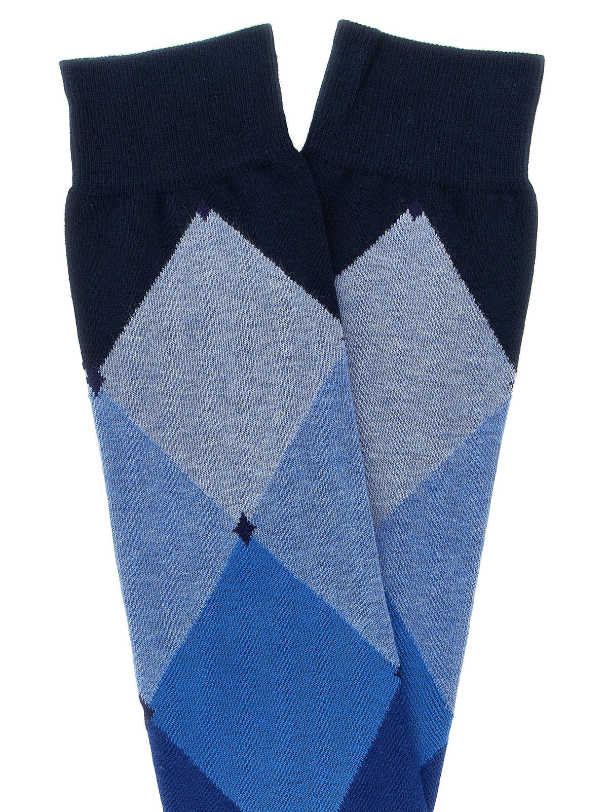 Ballantyne Blue Cotton Socks