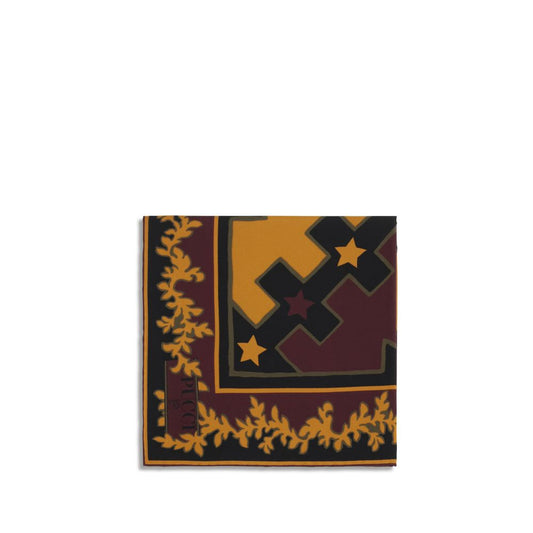 Scarf by Emilio Pucci for women in silk twill multicolor & print presents a effortlessly chic silhouette, artfully capturing the essence of the effortlessly chic Silk Twill Square Scarf design for a sophisticated look.