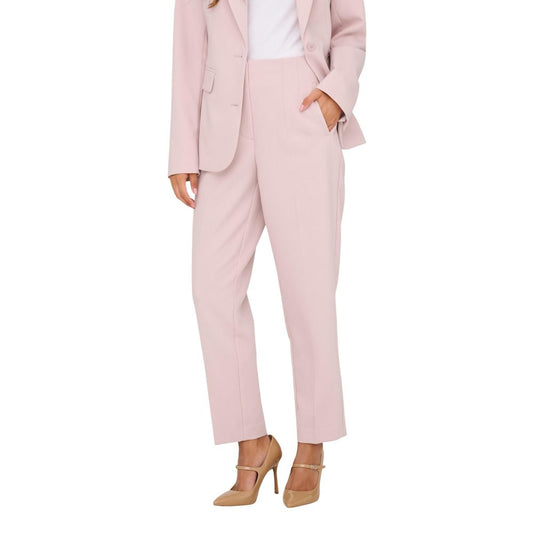 Blazer by Only for women in stretch polyester & viscose pink showcases a polished silhouette, highlighted by a refined and polished for a sophisticated finish.