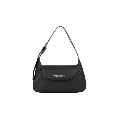 This Medium Flap Handbag by Mario Valentino for women in polyethylene & polyurethane and black presents a sculptural silhouette featuring a secure flap, ample , and versatile shoulder-strap & adjustable-strap for a sculptural finish.