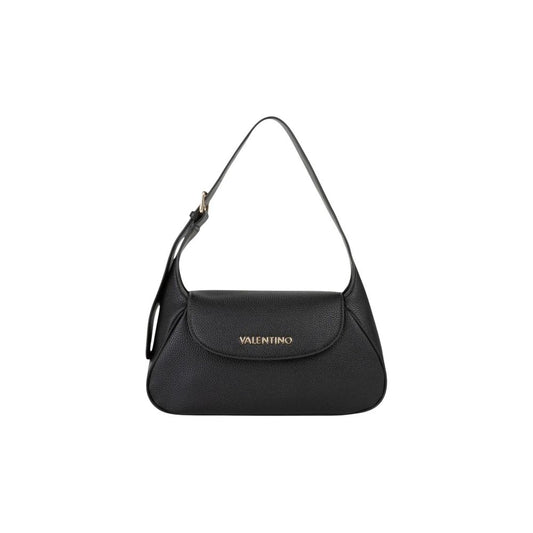 This Medium Flap Handbag by Mario Valentino for women in polyethylene & polyurethane and black presents a sculptural silhouette featuring a secure flap, ample , and versatile shoulder-strap & adjustable-strap for a sculptural finish.