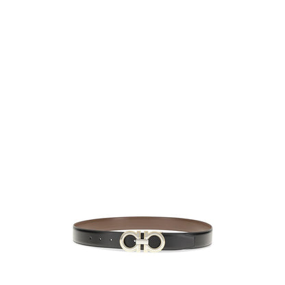 Belt by Ferragamo for men in bos taurus calfskin leather multicolor presents a artisanal silhouette from the Gancini Bos Taurus Calfskin Leather Belt collection, showcasing an artisanal design and refined craftsmanship for a artisanal look.