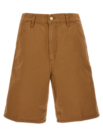 Carhartt Wip Brown Organic Cotton Bermuda Shorts