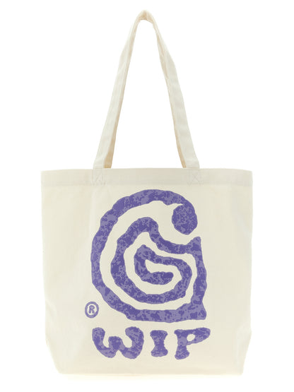 Carhartt Wip White Cotton Tote Bag