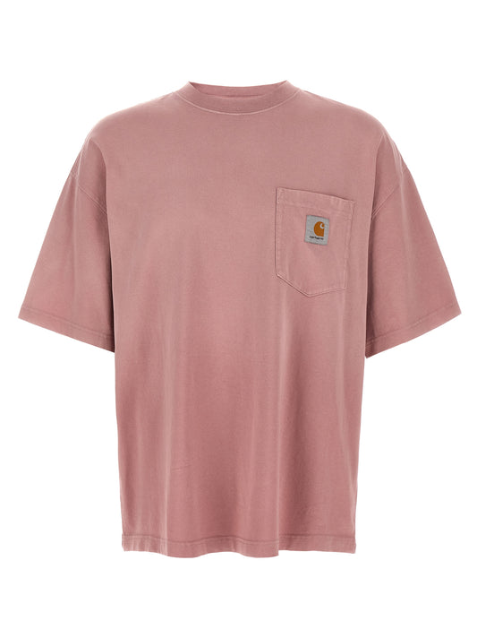 T-Shirt by Carhartt Wip for men in cotton multicolor showcases a chic silhouette, artfully detailed with a chic crew neckline and short-sleeve for a chic finish.