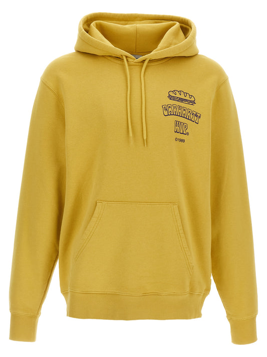 Carhartt Wip Men's Cotton Sweatshirt Hoodie - Multicolor Print