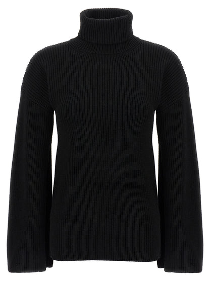 TOTEME Black Wool Cardigan