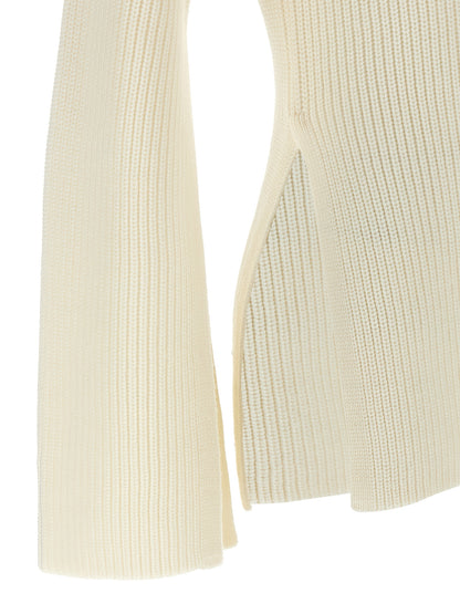TOTEME White Wool Cardigan