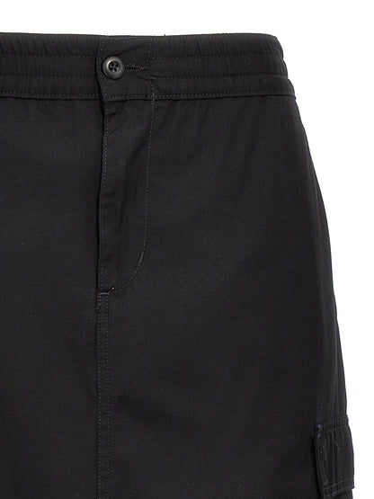 Carhartt Wip Black Cotton Midi Skirt