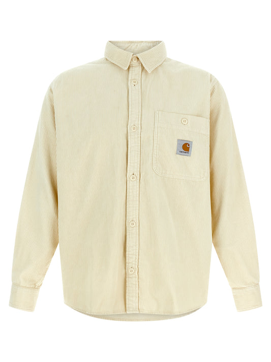 Shirt by Carhartt Wip for men in cotton corduroy multicolor showcases a sublime silhouette, artfully detailed with a sublime and for a sophisticated, sublime finish.