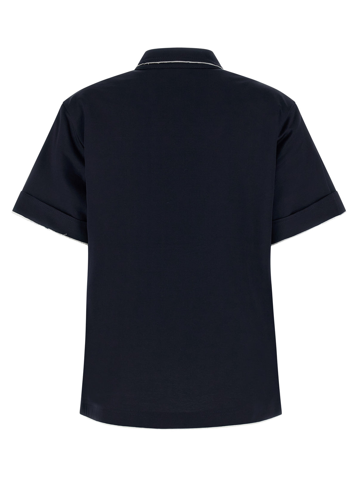 Prada Blue Cotton Polo Shirt