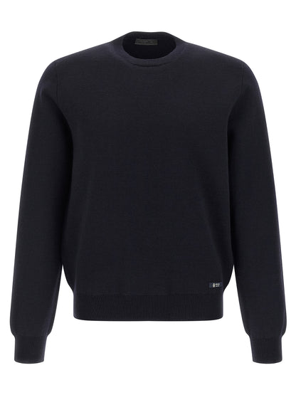 Prada Blue Virgin Wool Cardigan