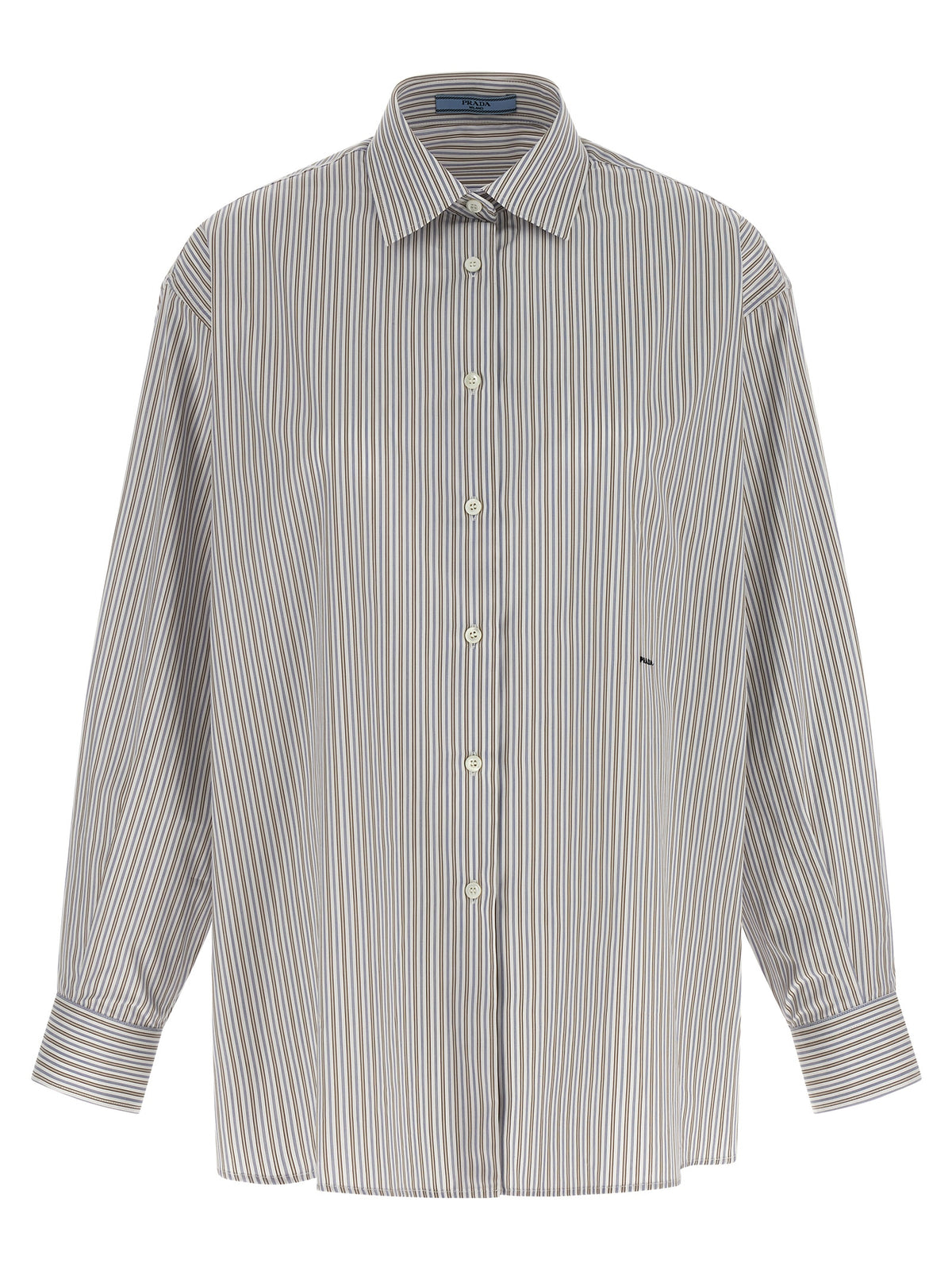 Prada Multicolor Cotton Blouse