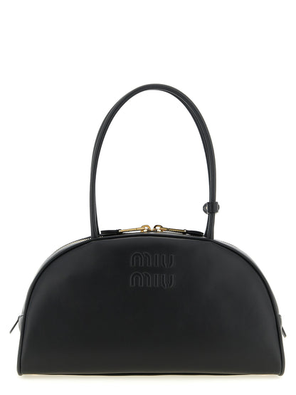 Miu Miu Black Calfskin Shoulder Bag