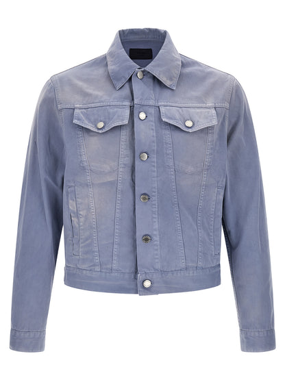 Prada Blue Cotton Denim Jacket