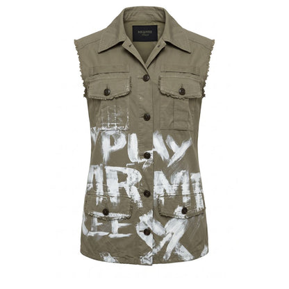 Mr&Mrs Italy Green Cotton Women Jacket