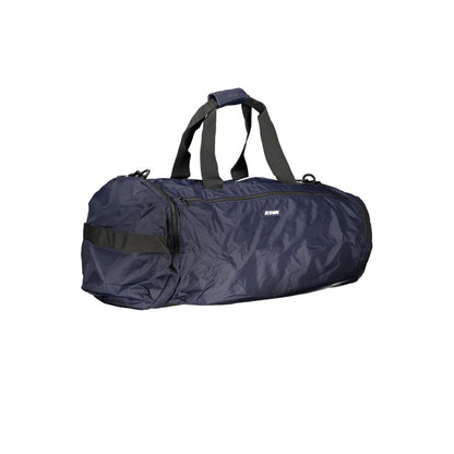 K-WAY Blue Polyamide Men Travel Bag
