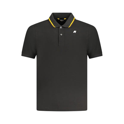 K-WAY Black Cotton Male Polo Shirt