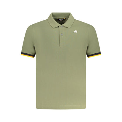 K-WAY Verde Cotton Men Polo