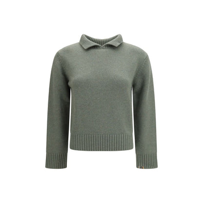 Extreme Cashmere Women's Regular Fit Cashmere Sweatshirt - Bicolour