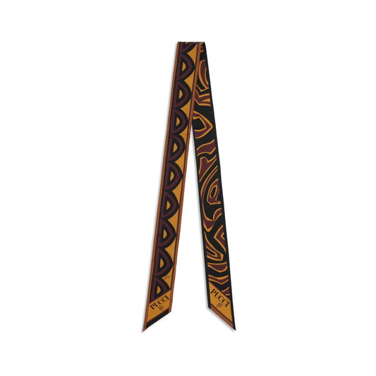 Scarf by Emilio Pucci for women in silk twill multicolor & patterned showcases a eye catching silhouette, artfully capturing the essence of the eye catching Silk Twill Scarf design for a sophisticated look.